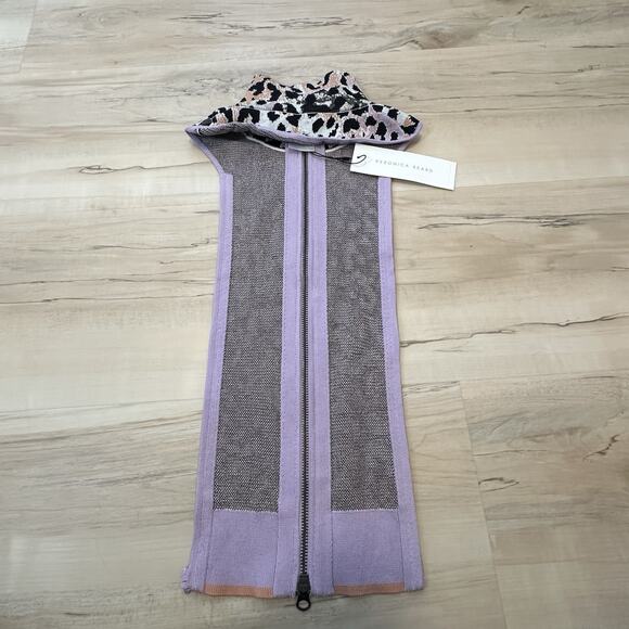 Veronica Beard Jai Multicolor Leopard Print Front Zip Dickey 00-14 NWT - Picture 3 of 4